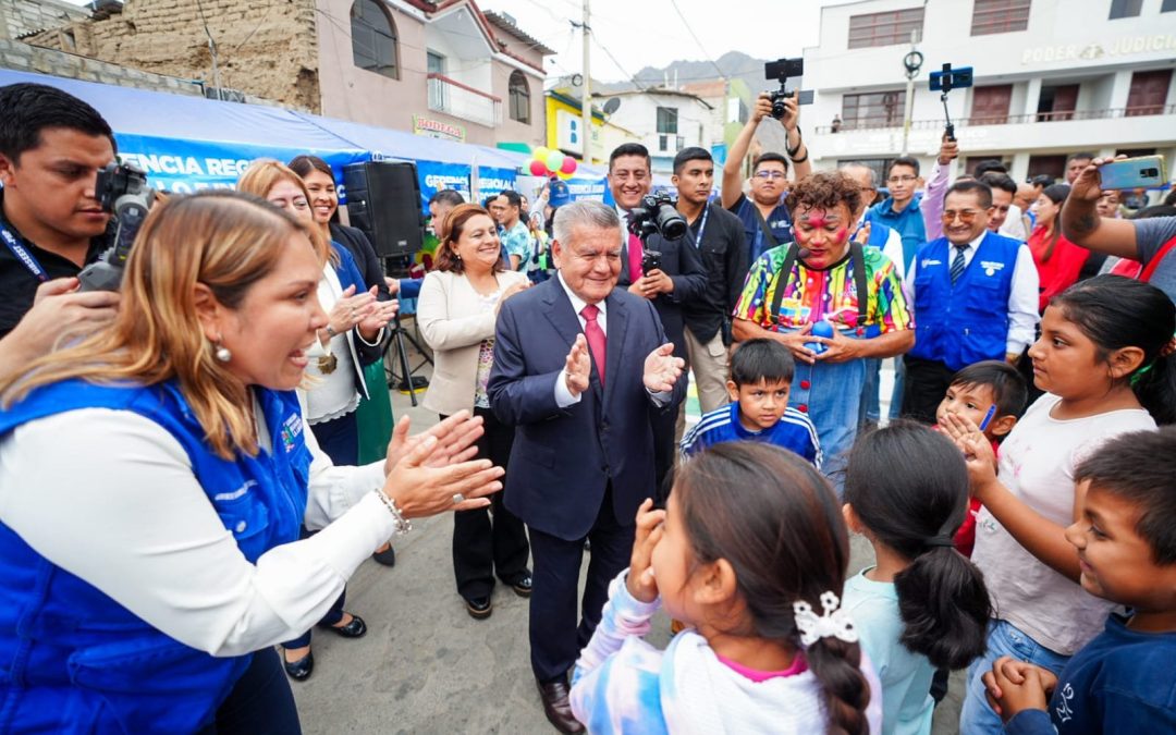 Jornada cívica en Ascope fue una verdadera fiesta