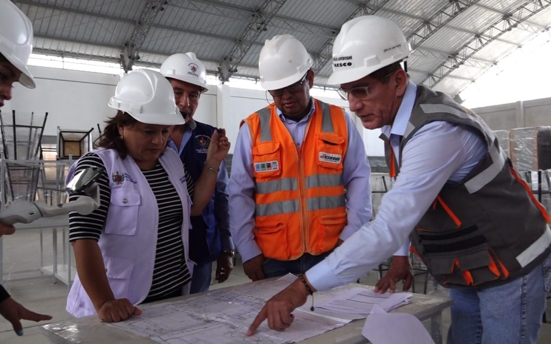 NUEVA INFRAESTRUCTURA DE LA IE “JOSÉ OLAYA” DE LA ESPERANZA TIENE UN AVANCE DEL 81%