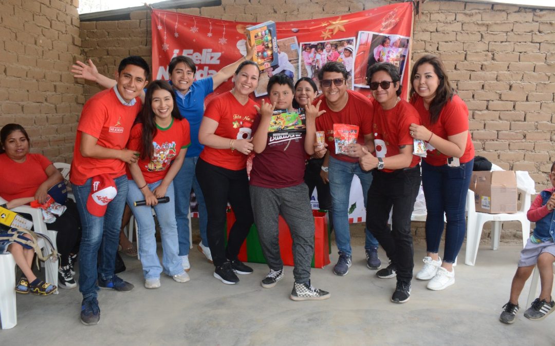 MÁS DE 500 NIÑOS DE CHAO Y LA ESPERANZA RECIBIERON ALEGRÍA MEDIANTE CAMPAÑA NAVIDEÑA