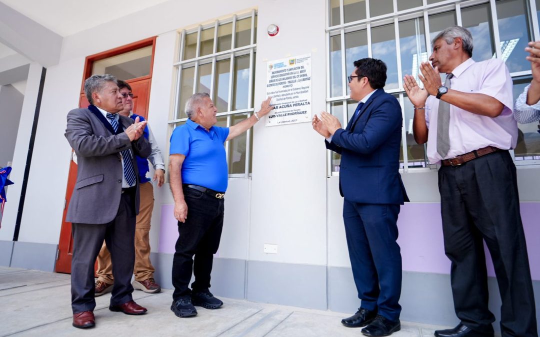 LUEGO DE 78 AÑOS, GORE RECONSTRUYE COLEGIO EN SHIRÁN QUE ALBERGARÁ A 200 ESTUDIANTES