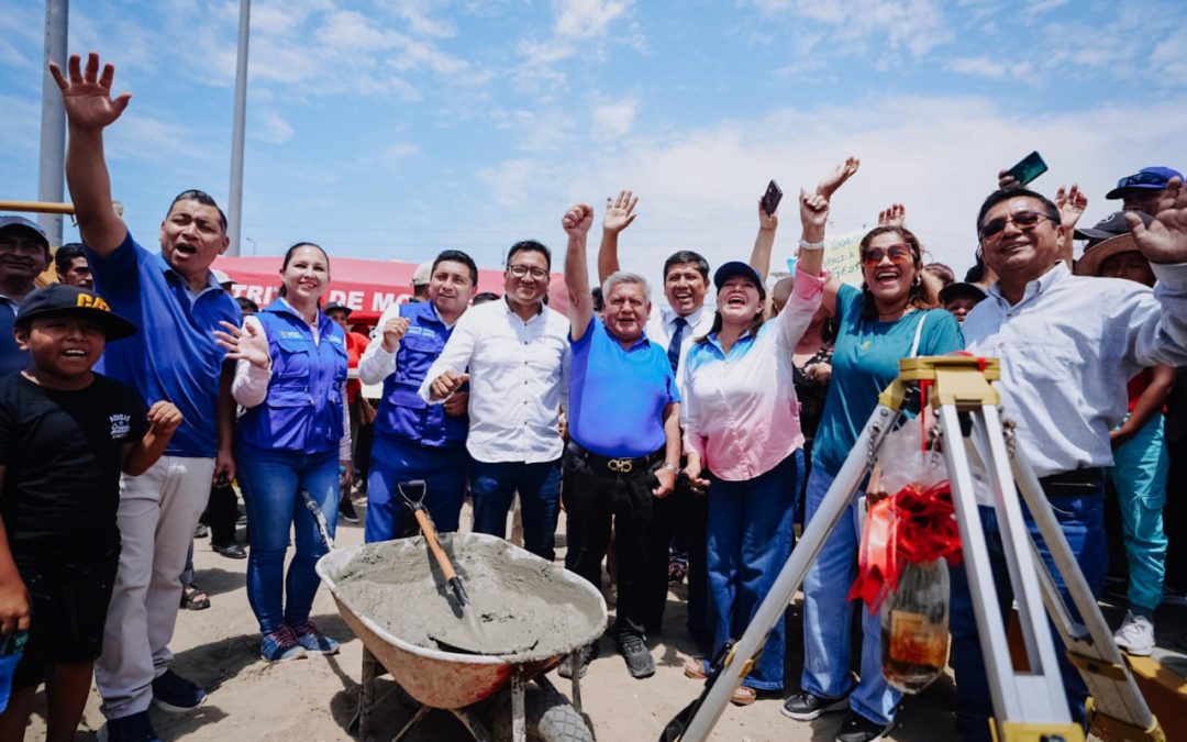 GORE LA LIBERTAD INVIERTE S/ 86 MILLONES EN OBRAS PARA EL DISTRITO DE MOCHE