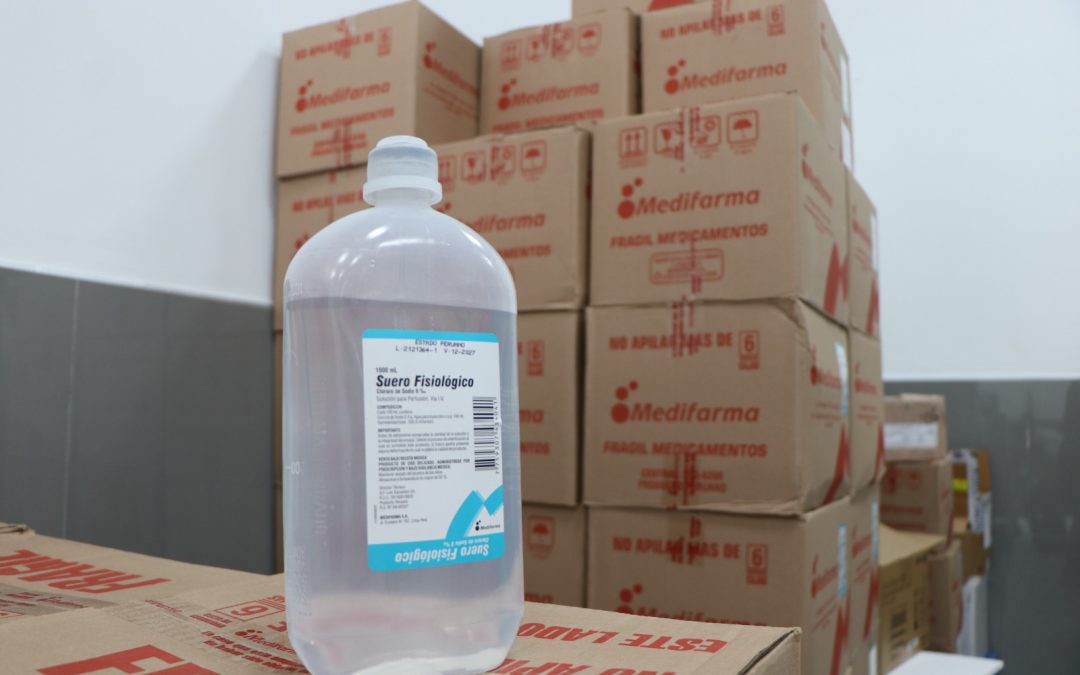 GORE GARANTIZA ABASTECIMIENTO DE SUERO FISIOLÓGICO EN HOSPITALES
