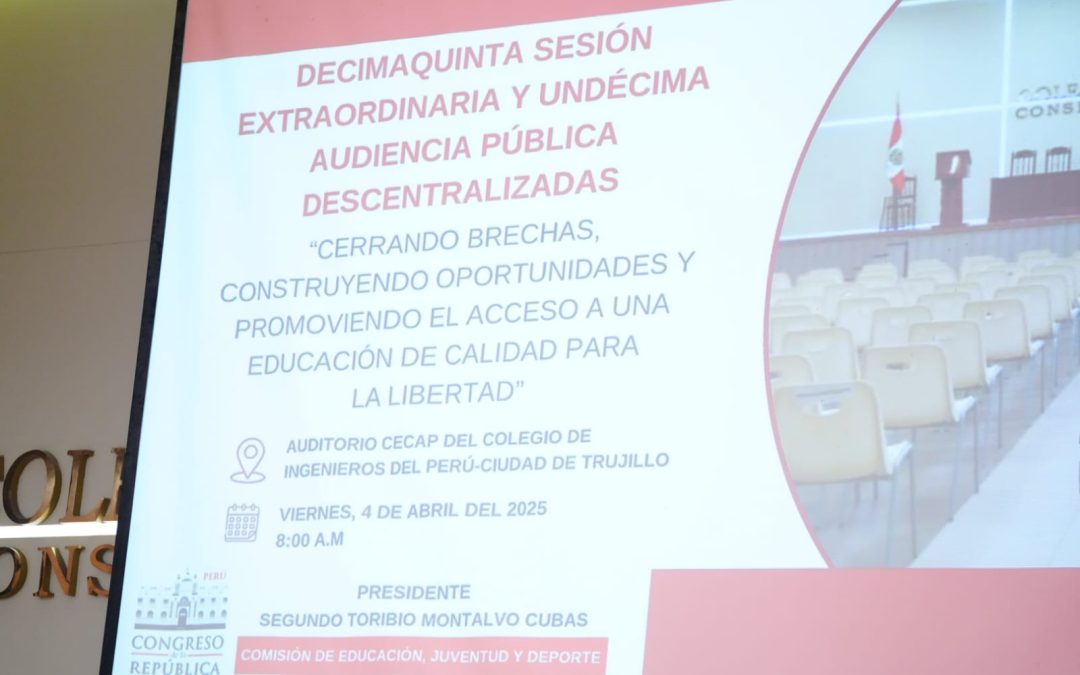 GORE PIDE QUE CONGRESO APRUEBE LA CREACIÓN DE UNA UNIVERSIDAD PÚBLICA EN PATAZ