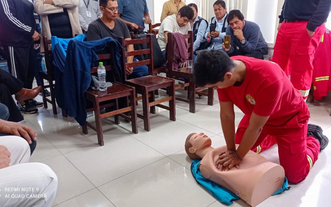 REALIZAN CHARLA DE INDUCCIÓN A BRIGADISTAS DE EMERGENCIA DEL PECH