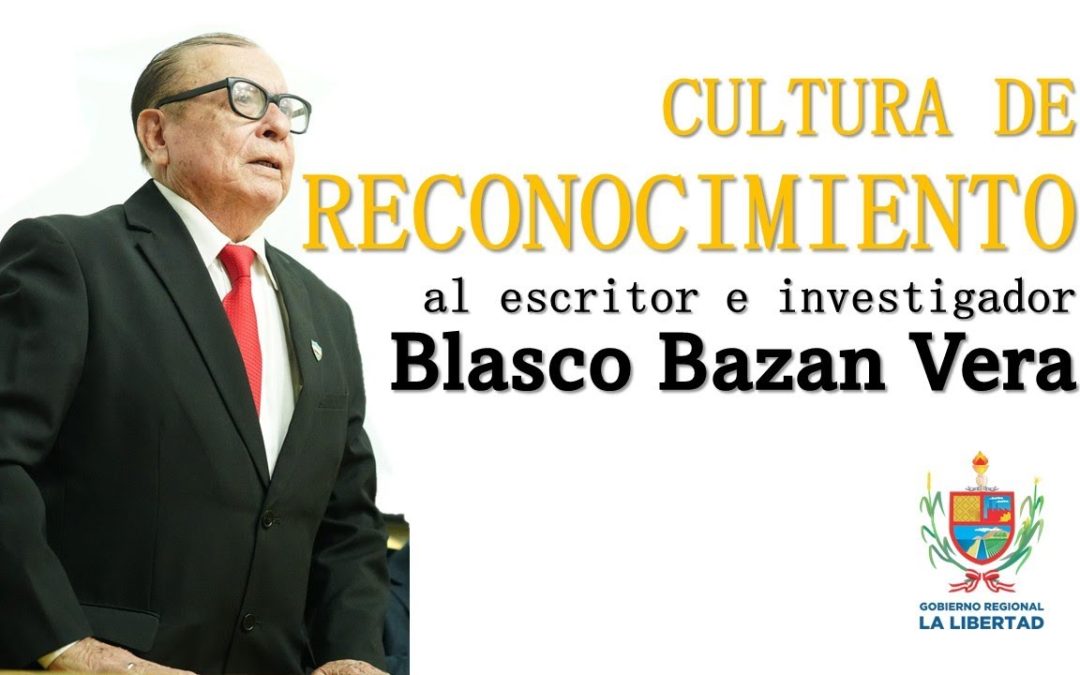 GORE CONDECORA CON MEDALLA DE LA LIBERTAD AL MAESTRO Y ESCRITOR BLASCO BAZÁN VERA