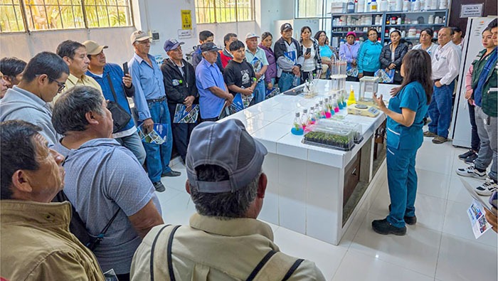 Agricultores de Poroto participaron en el 4° tour agrario del PECH en campamento San José.