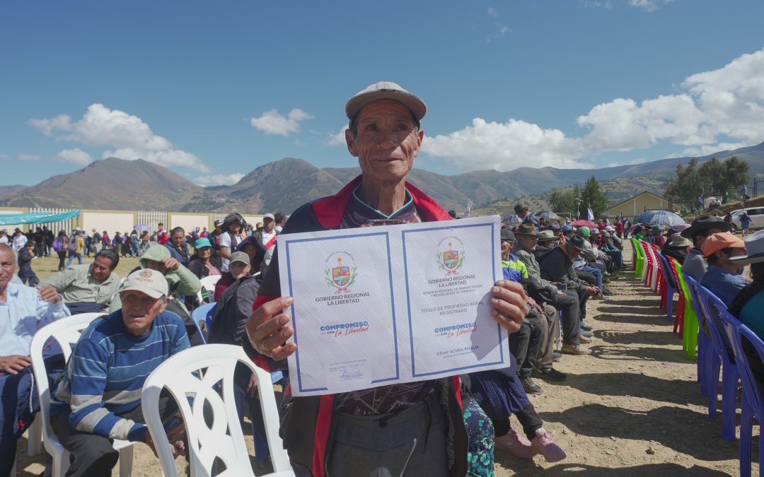 PATAZ: GORE INICIA ENTREGA DE 13,500 TÍTULOS DE PROPIEDAD EN EL DÍA DEL CAMPESINO
