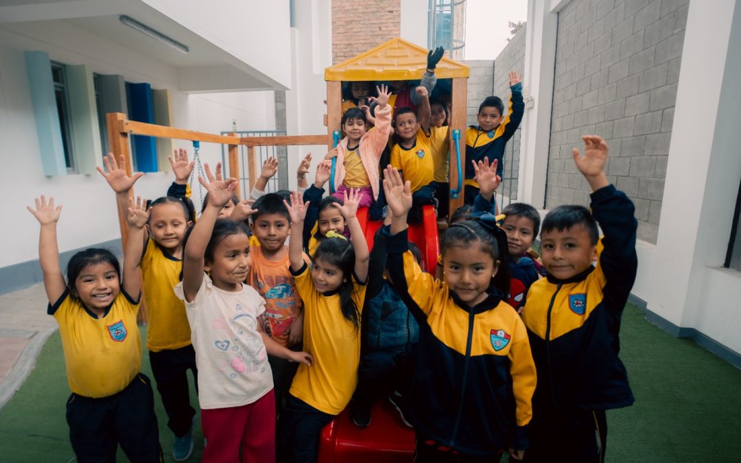 120 NIÑOS DE EL MILAGRO RETORNAN A NUEVO JARDÍN CONSTRUIDO POR EL GORE LA LIBERTAD
