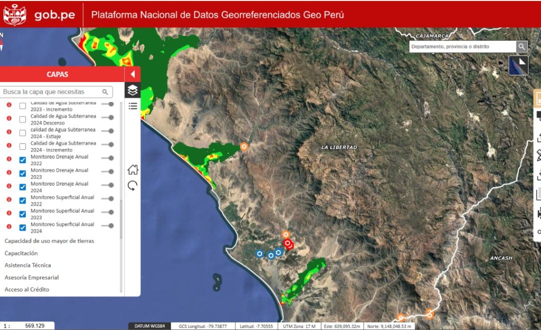 CHAVIMOCHIC MARCA UN HITO NACIONAL AL INTEGRAR SUS GEOSERVICIOS EN LA PLATAFORMA GEO PERÚ