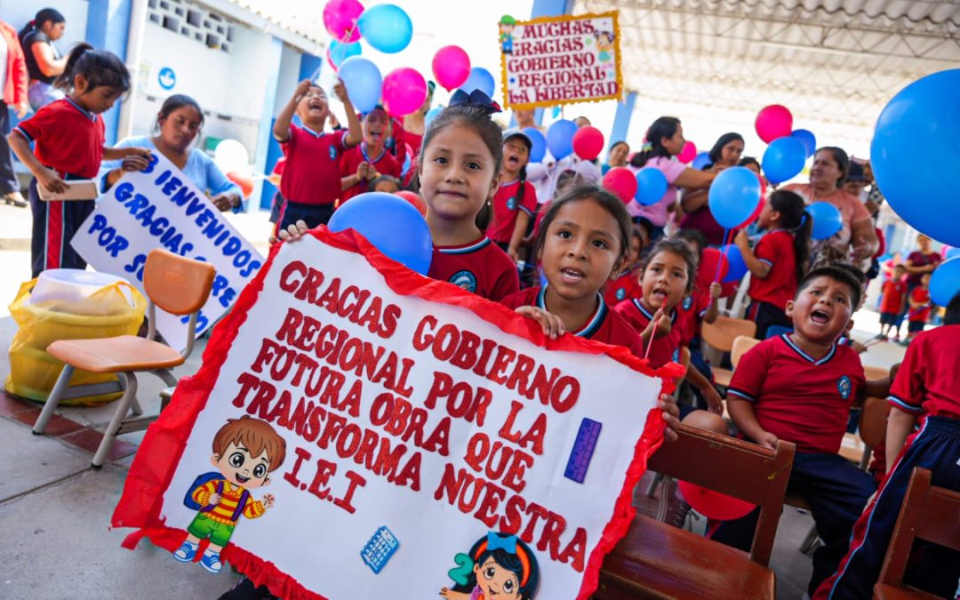 GORE CUMPLE SUEÑO DE 400 NIÑOS DE CIUDAD DE DIOS CON PRIMERA PIEDRA DE SU JARDÍN