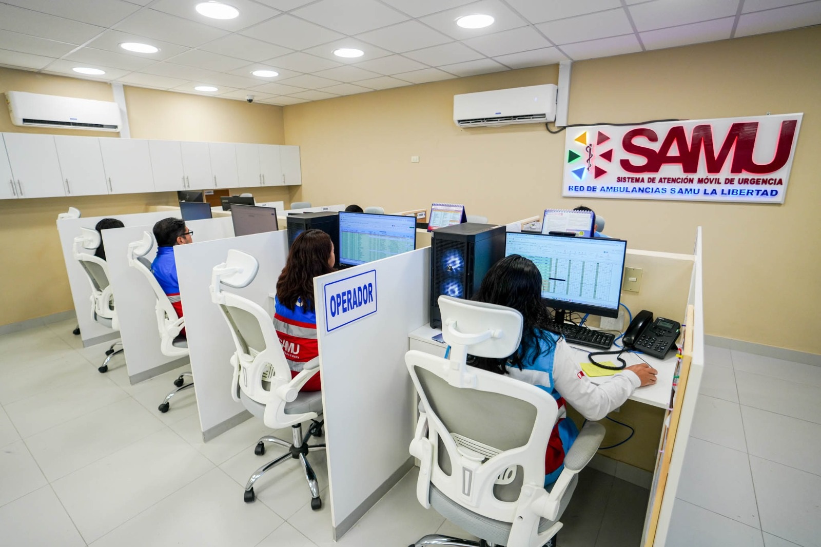 GOBIERNO REGIONAL INAUGURA NUEVA CENTRAL DEL SAMU QUE ATIENDE EMERGENCIAS DE MANERA GRATUITA